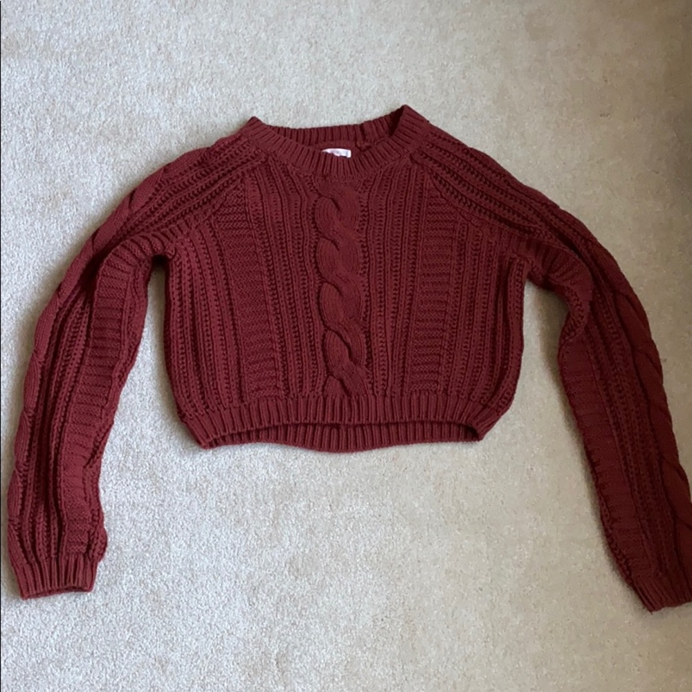 Crop top sweater